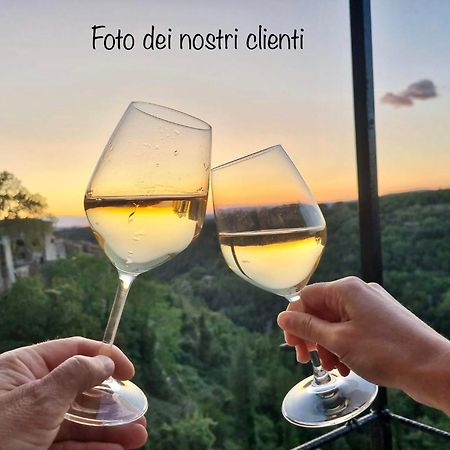 La Sorpresa Sul Bastione With Panoramic Balcony Apartment Pitigliano Exterior foto