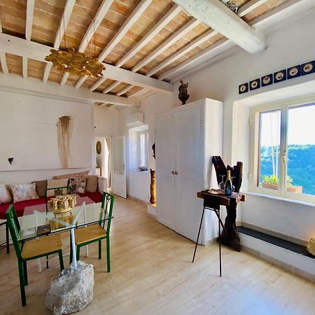 La Sorpresa Sul Bastione With Panoramic Balcony Apartment Pitigliano Exterior foto