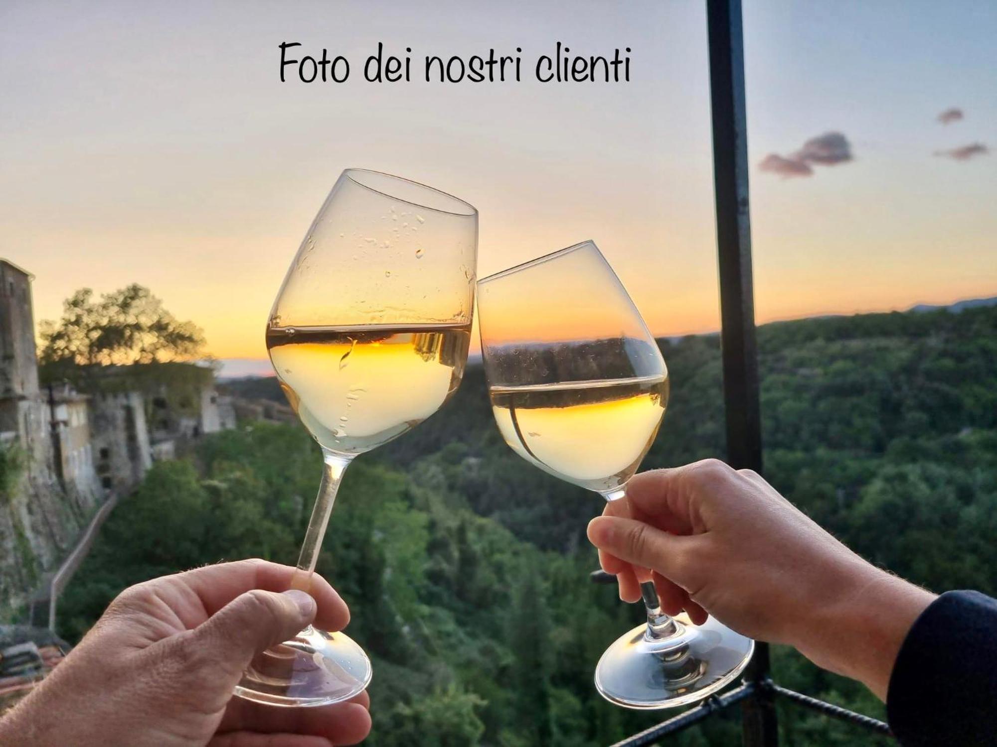 La Sorpresa Sul Bastione With Panoramic Balcony Apartment Pitigliano Exterior foto
