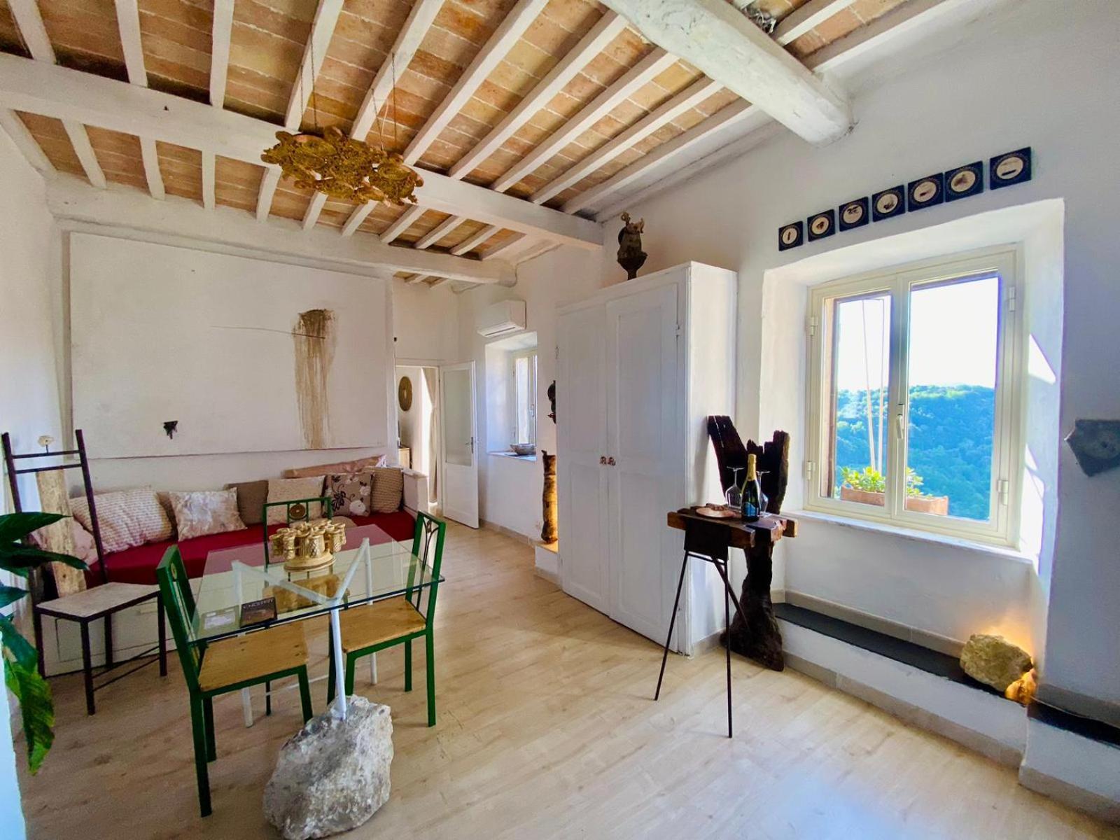 La Sorpresa Sul Bastione With Panoramic Balcony Apartment Pitigliano Exterior foto