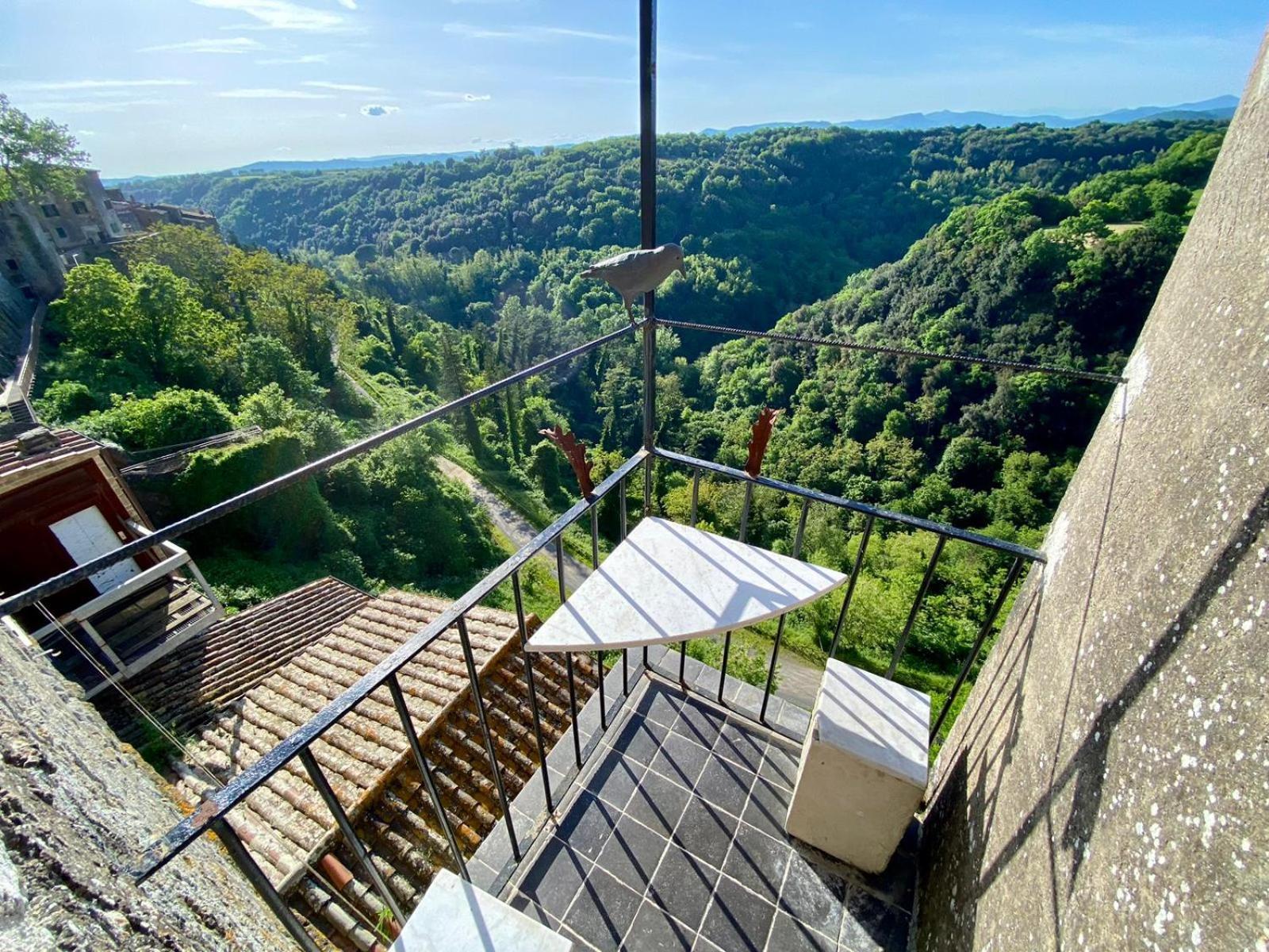 La Sorpresa Sul Bastione With Panoramic Balcony Apartment Pitigliano Exterior foto